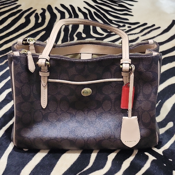 Coach Peyton Jordan Double Zip CarryallSignature MonogramF26187